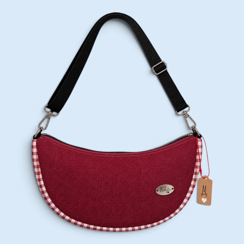 Bolso Luna Burdeos
