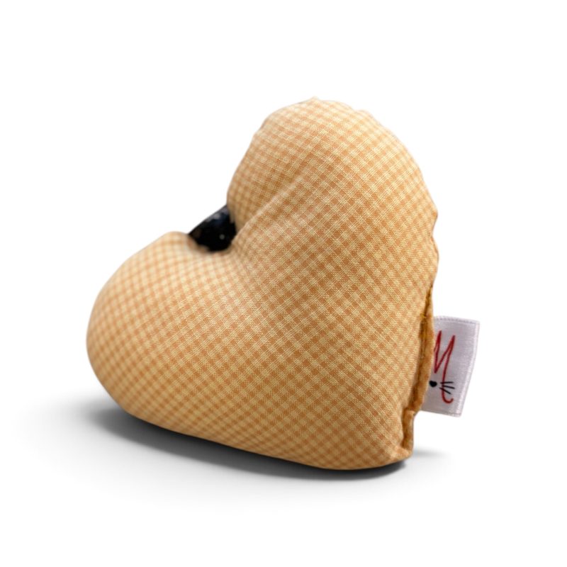 Charm Corazón Vichy Amarillo