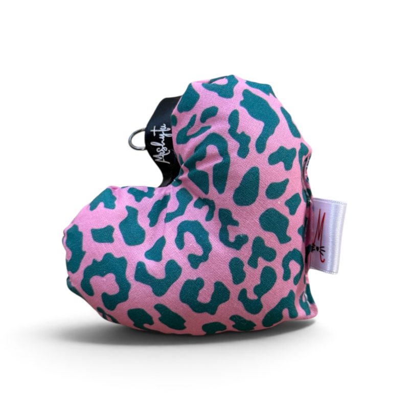 Charm Corazón Animal Print Verde