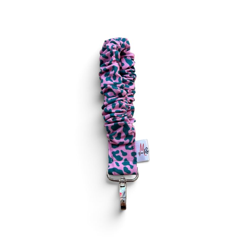 Llavero Scrunchie Animal Print Verde