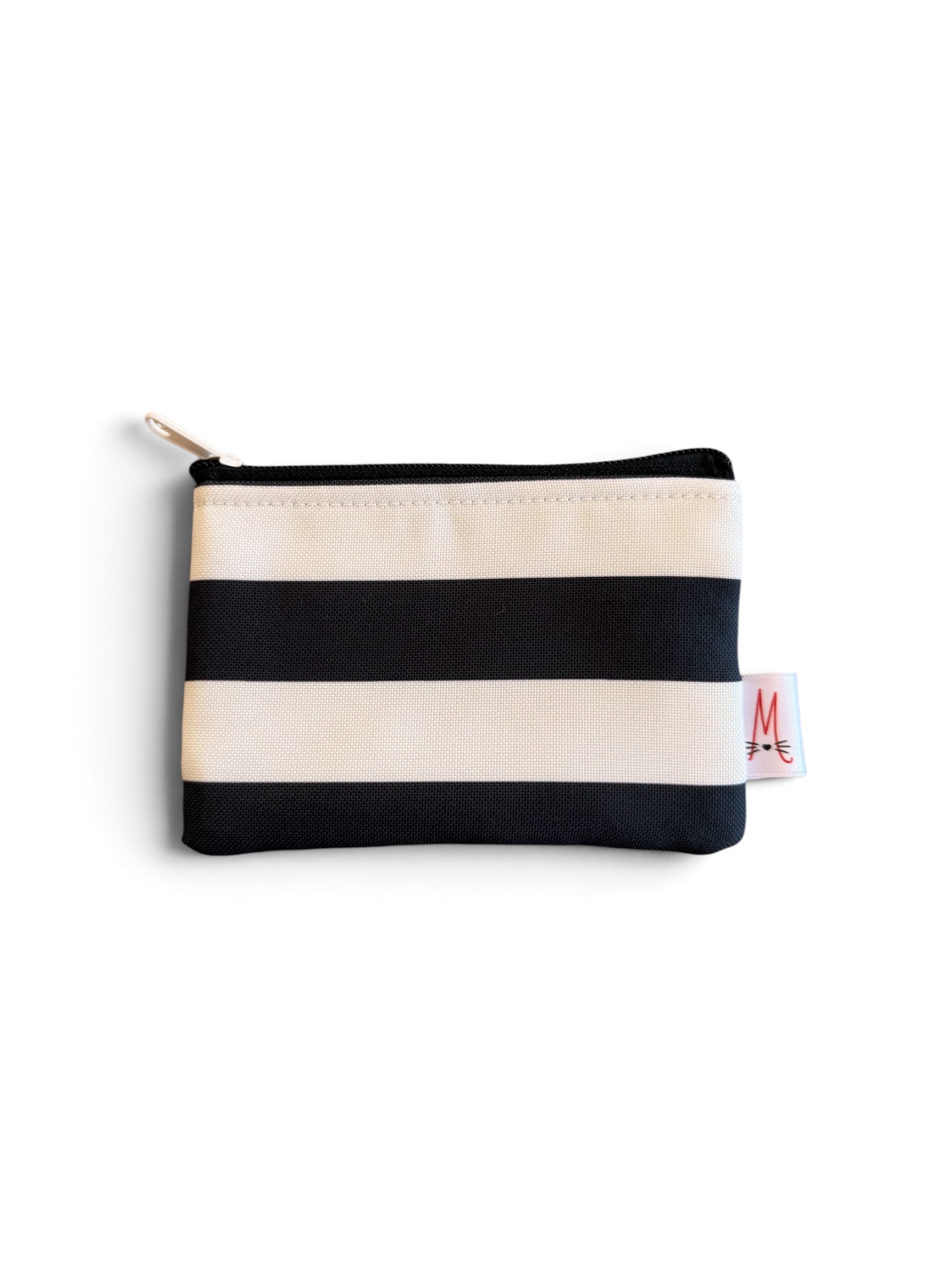 Mini Cartera Rayas Negras y Blancas