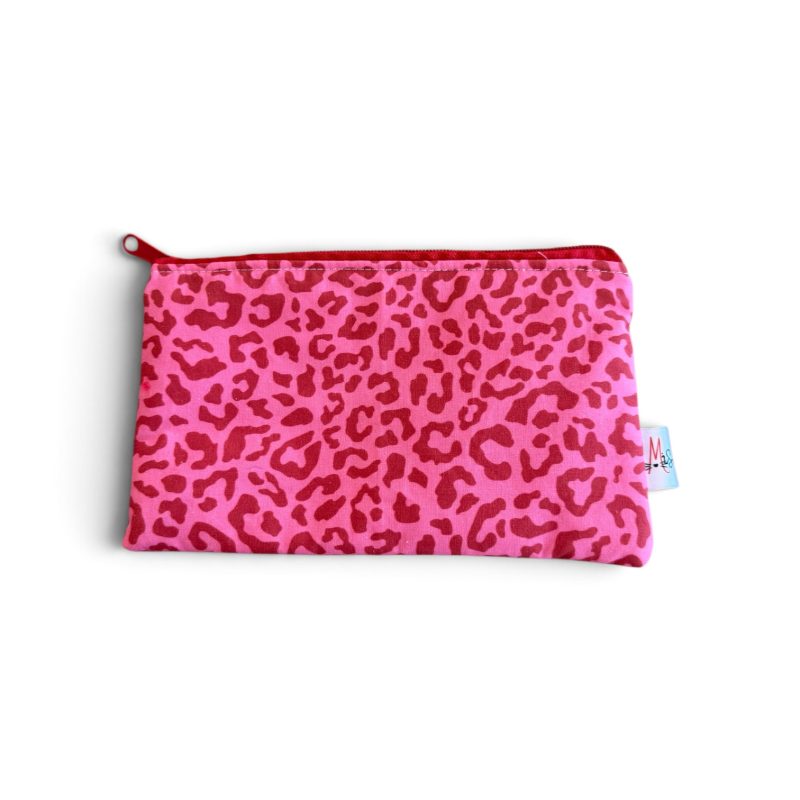 Neceser o Estuche Leopardo Rosa